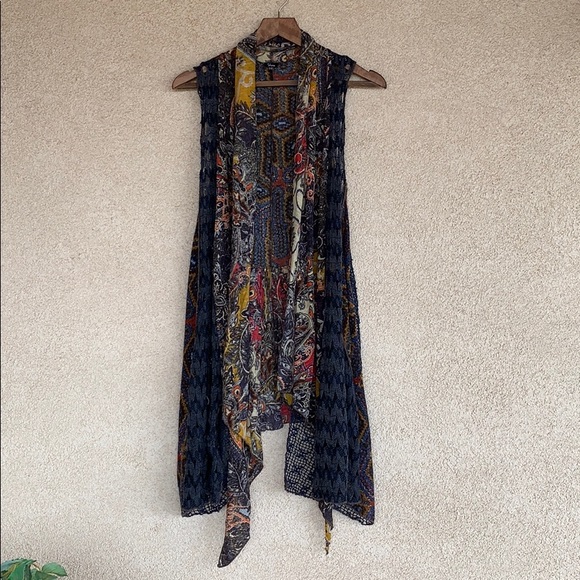Shana Sleeveless Cardigan / Vest, S/M - Picture 3 of 8